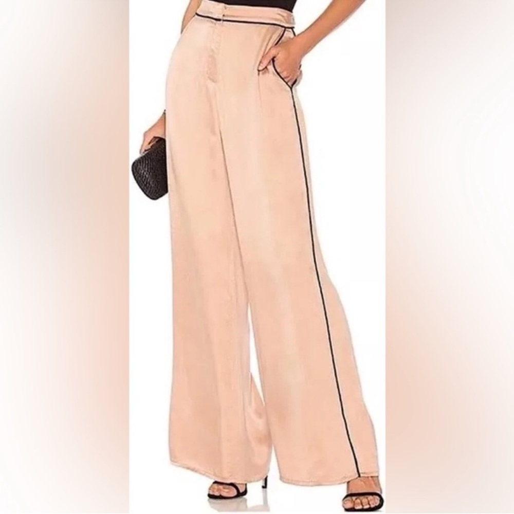House of Harlow 1960 Peach Wide-Leg Pants